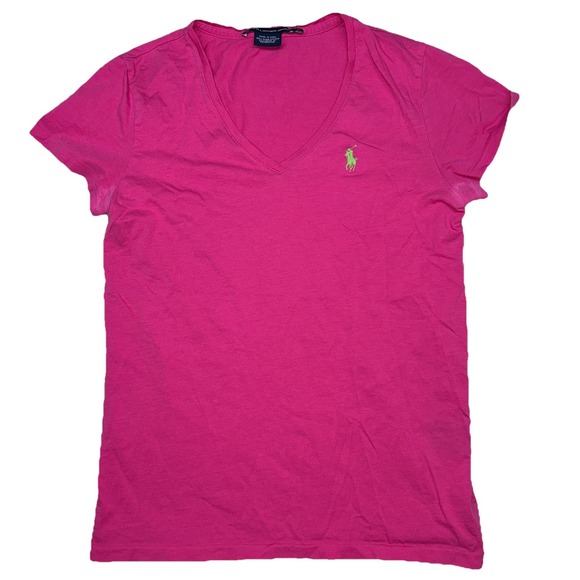 Ralph Lauren Sport Pima Cotton Women's Small V Neck‎ Shirts, Lot Of 5 - Picture 5 of 7